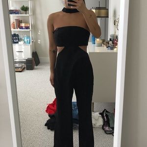 ❌SOLD❌ Bebe black cutout jumpsuit